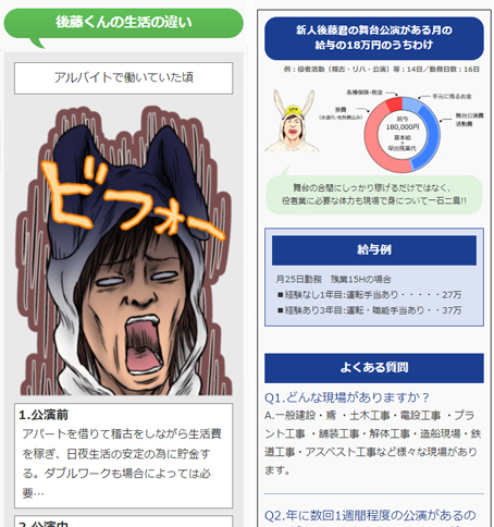 駆出し役者の後藤君 藤伸興業入社物語～バイトのシフト調整に失敗…お金もなくて困っていました～スマホ画像